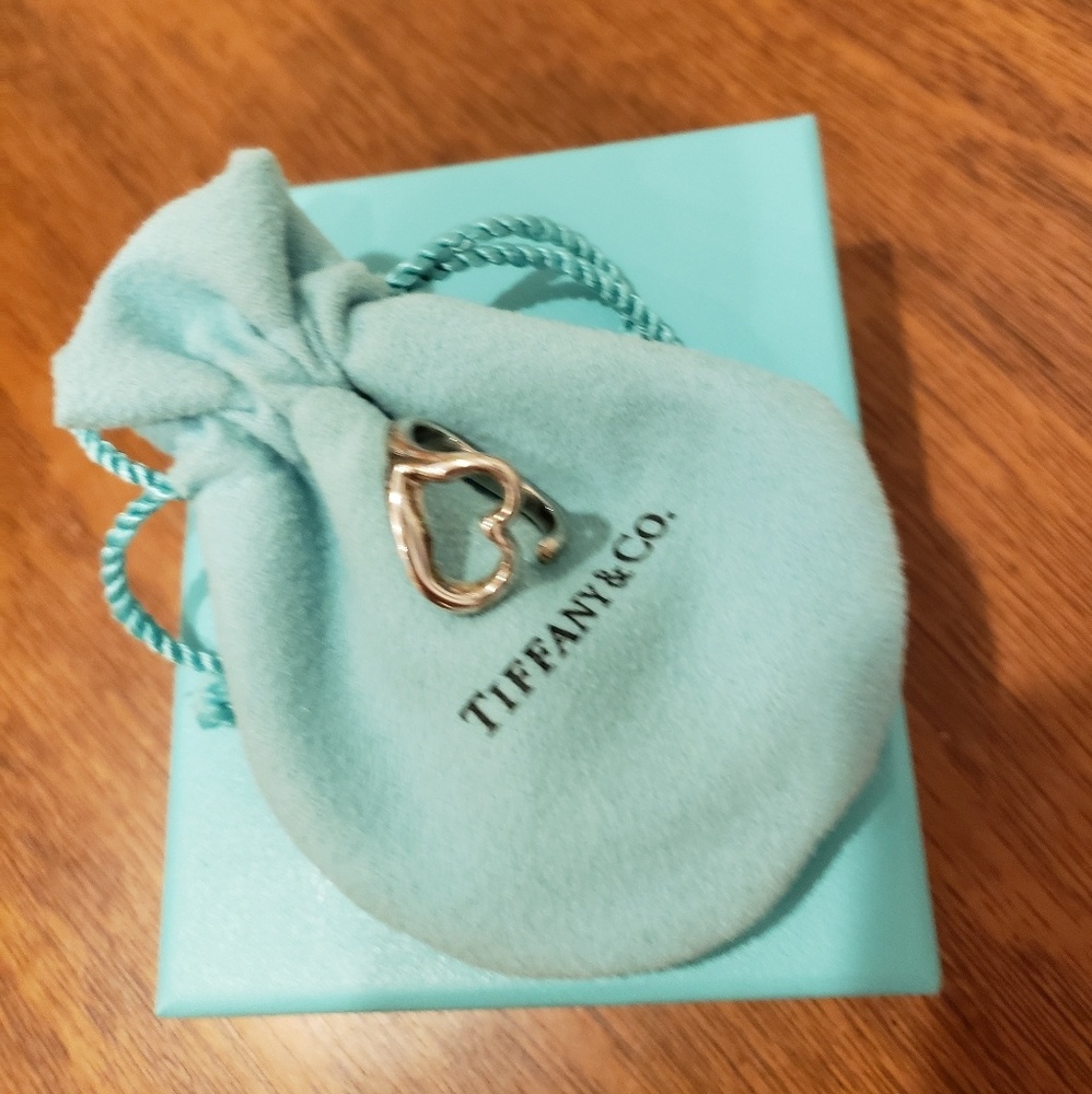Tiffany Open Heart Ring